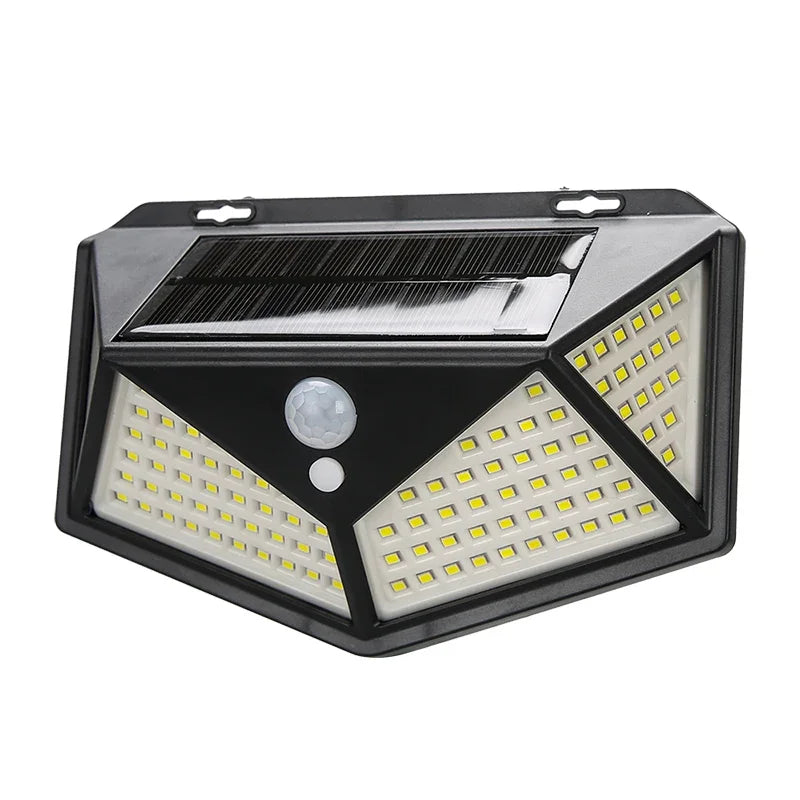 Lampada Solare da Giardino con Sensore di Movimento, LED 100, Impermeabile IP65