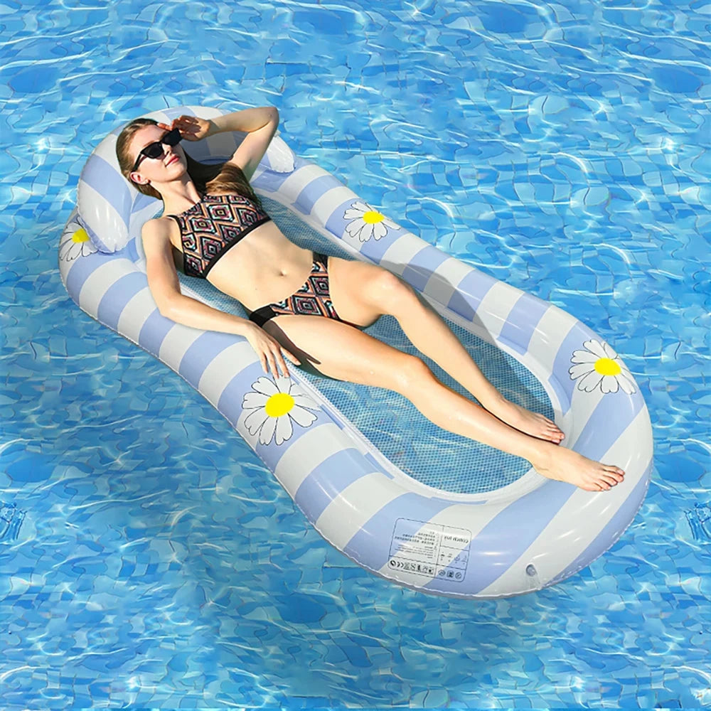 Gondola gonfiabile extra large per adulti – sdraio per piscina, lago e mare