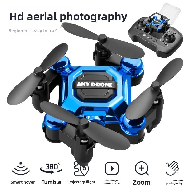 Mini Drone Pieghevole RC con Fotocamera 720p, Shockproof, 120m