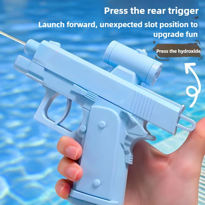 Pistola d'Acqua Doppia Faccia – Mini Spruzzatore Tattico per Bimbi e Adulti
