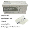 Set da 12 ago circolari PDO 3/8 per animali domestici – 90 cm, misure 2/0-5/0