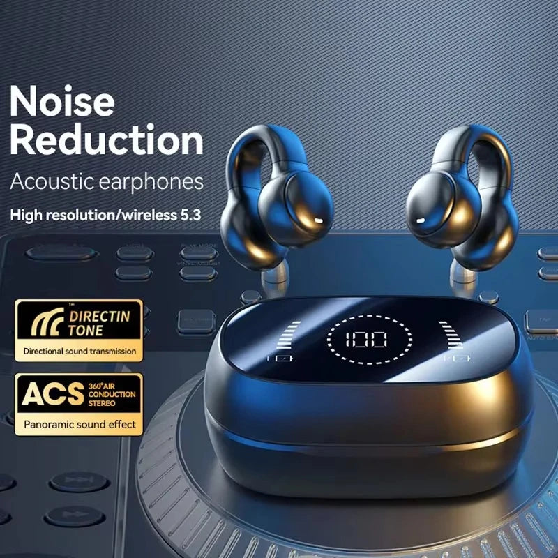 Auricolari a conduzione ossea wireless con ANC, ricarica rapida e IPX5