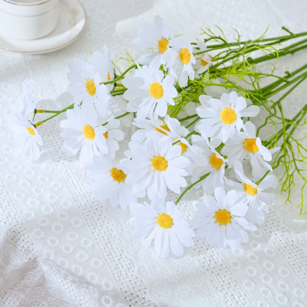 Bouquet di margherite artificiali 50 cm – 1/2/3 pezzi per decorazioni casa e…