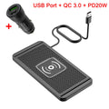Caricatore wireless auto 15W per iPhone, Samsung, Xiaomi – Pad silicone