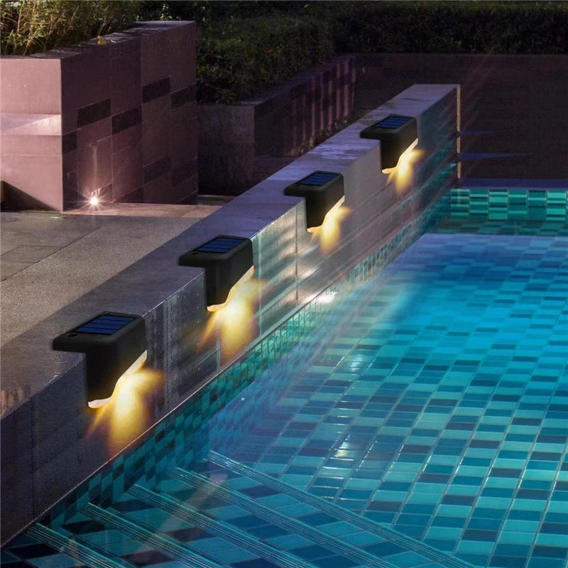 Set da 4‑32 Lampade LED Solari per Esterno – Gradini, Sentieri e Giardino, IP65