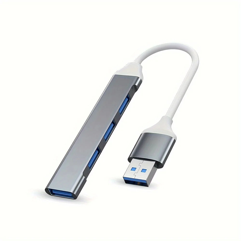 Hub USB Type‑C 4 porte OTG – Compatibile con Xiaomi, Lenovo, MacBook e PC
