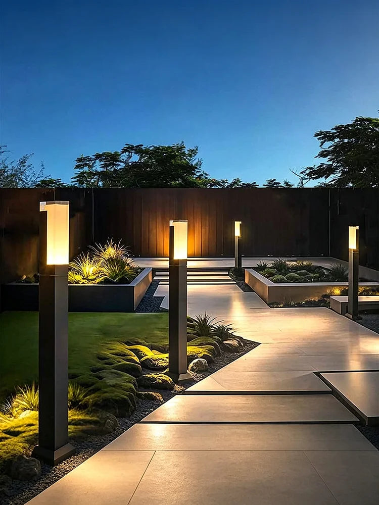Lampada LED da Giardino Impermeabile 30-80 cm – Design Contemporaneo