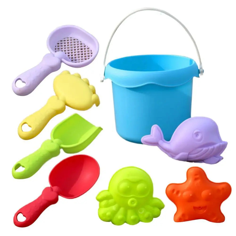 Set Gioco da Spiaggia per Bambini – Secchiello, Paletta, Rastrello e…