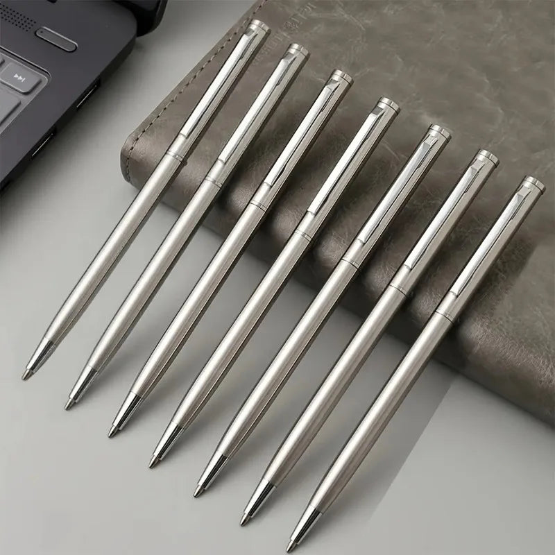 Set da 20 penne a sfera eleganti in acciaio inox argento, punta media,…