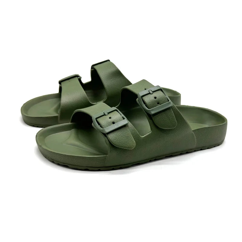 Sandali estivi in EVA unisex, slip-on con cinturino, suola leggera