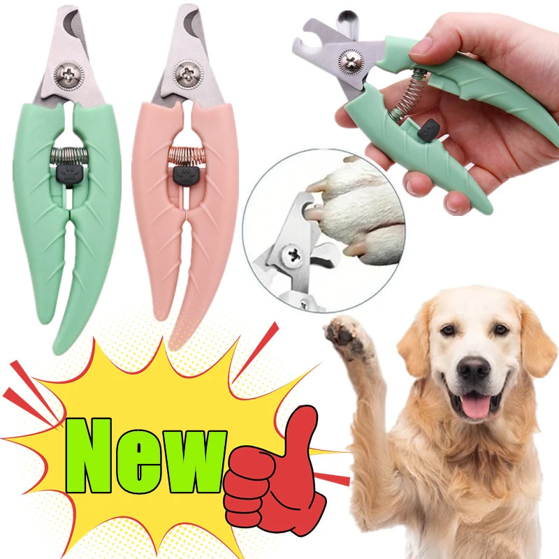 Tagliunghie per cani e gatti in acciaio inox 420J2, manico ecologico