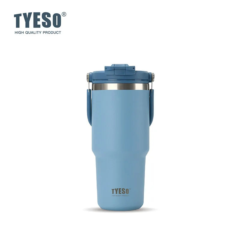 Thermos in acciaio inox 600‑1200 ml con doppio isolamento e tappo multifunzione