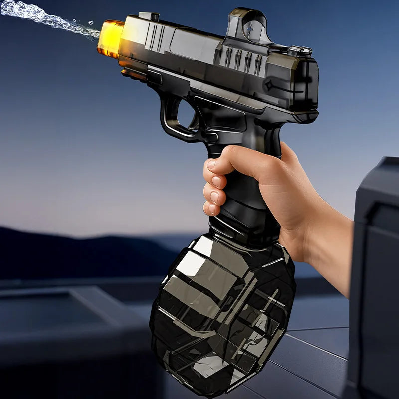 Electric Pulse Water Gun Automatically Sucks Water and Continuously Sprays. Summer Outdoor Game Water Gun Children's Toy Gift