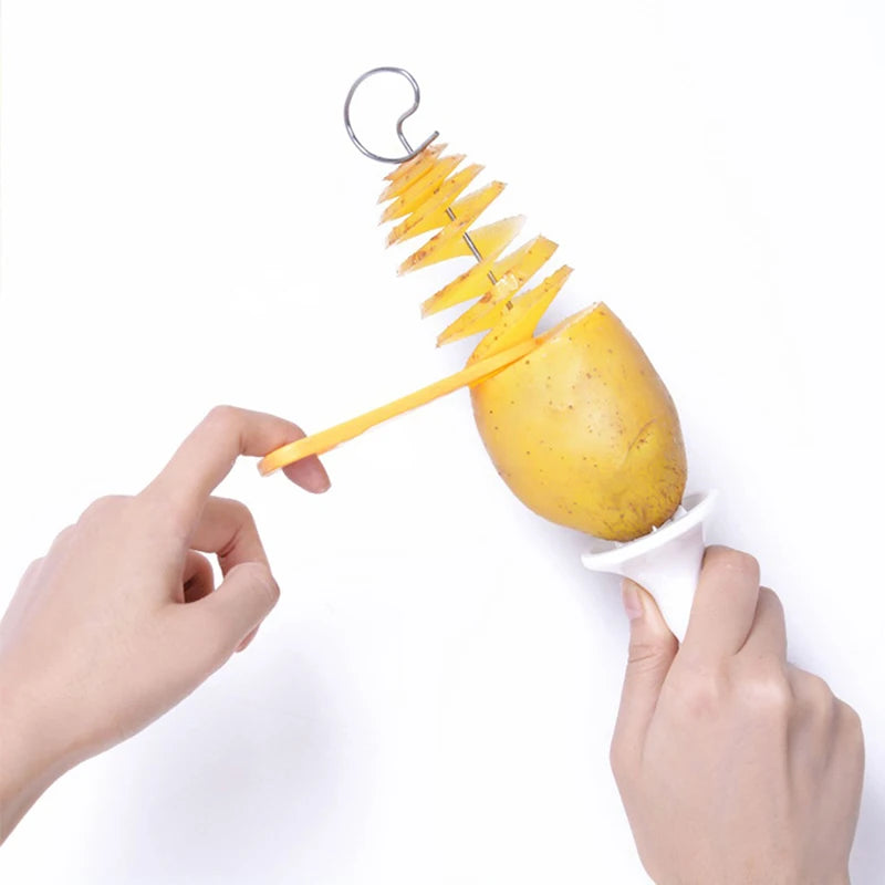 Spiralizzatore Manuale per Patate e Verdure – Tagliatore a Spirale per Cucina