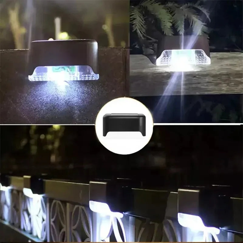 Lampada Solare a LED per Scale e Giardino – Pack da 4-32 Unità Impermeabili