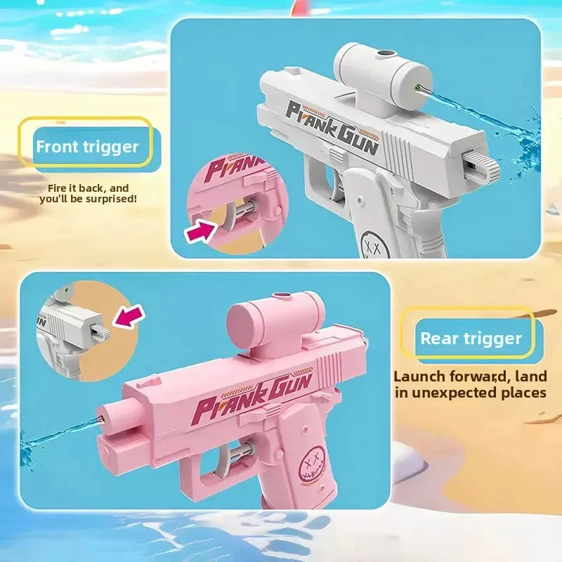 Pistola d'Acqua Doppia Faccia – Mini Spruzzatore Tattico per Bimbi e Adulti