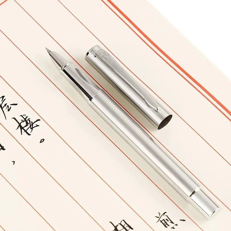 Penna stilografica metallica con punta curva 0.38/0.8/1.3 mm – Lusso per…