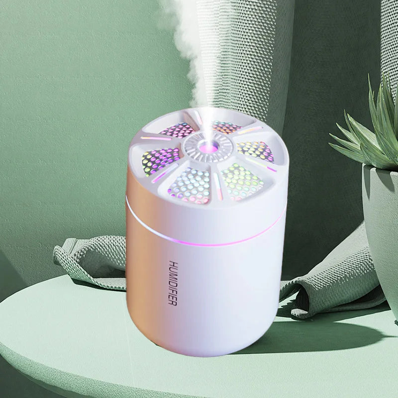 Mini umidificatore ultrasuoni 180 ml per aromaterapia, silenzioso, casa e auto