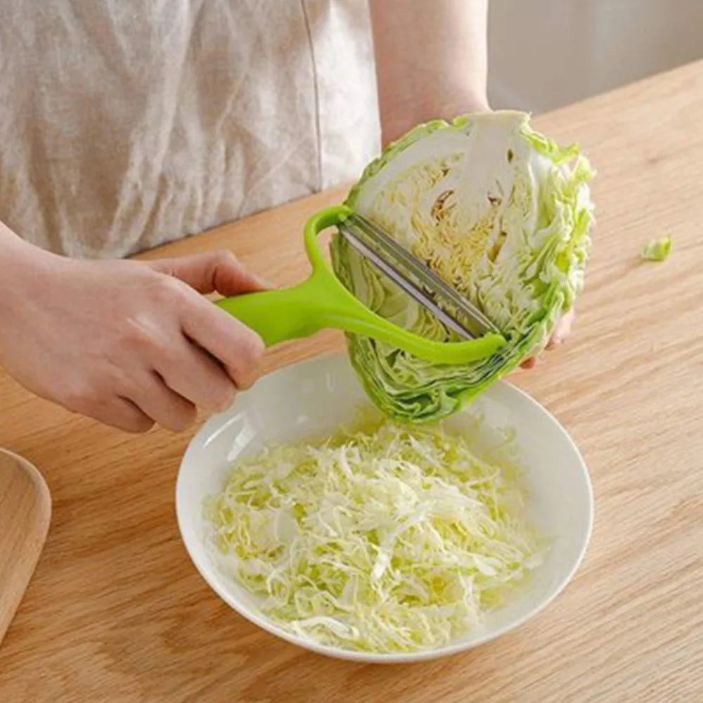Affettatrice e Grattugia Verdure – Lama Acciaio Inox, Antiscivolo, Verde