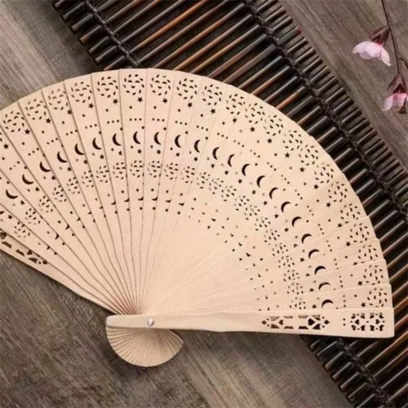 Personalized Folding Wooden Hand Fans Custom Engraved Wedding Fans Party Favor Bridal Shower Gifts for Guests Souvenir