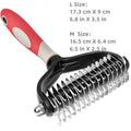 Spazzola Professionale 2 in 1 per Dematting e Deshedding per Cani e Gatti