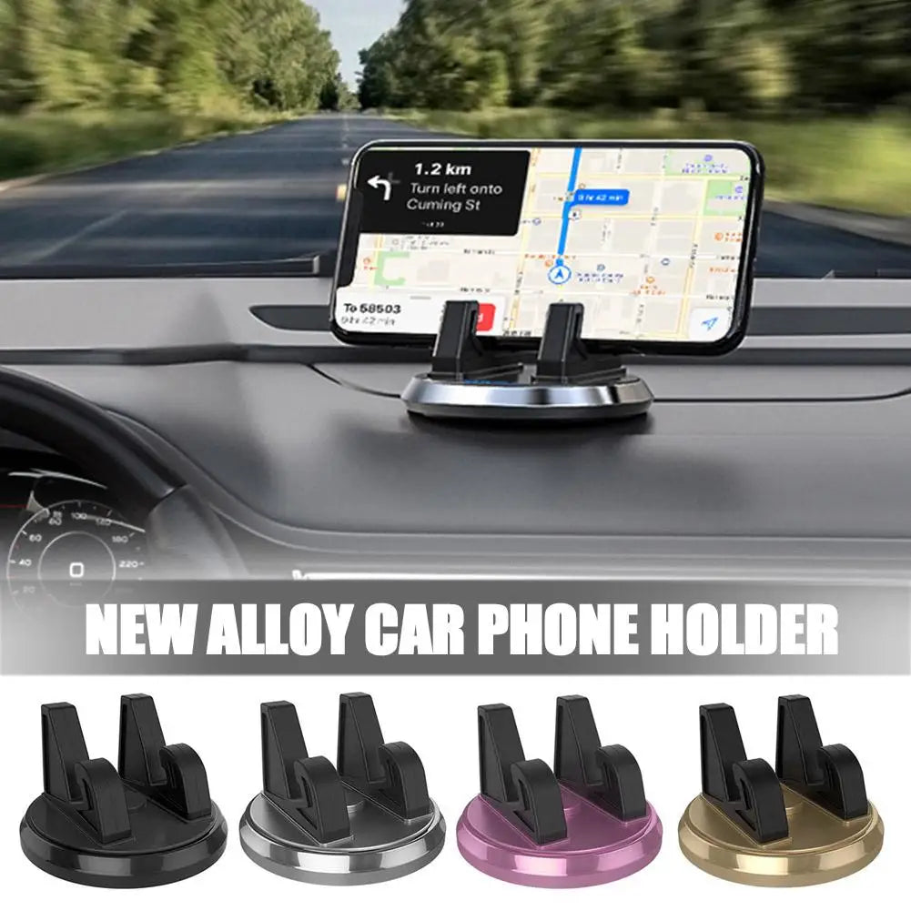 Supporto cellulare auto 360° con base antiscivolo per iPhone, Samsung, Xiaomi