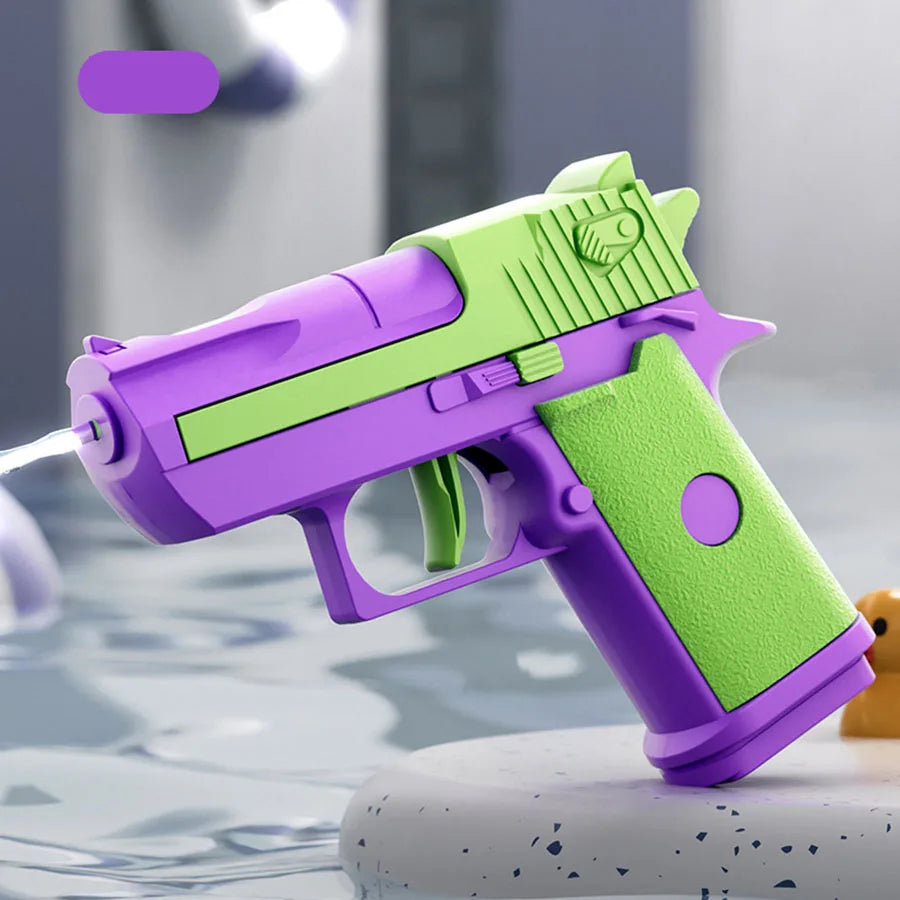 Mini pistolet à eau Desert Eagle mécanique à tir continu – 14+