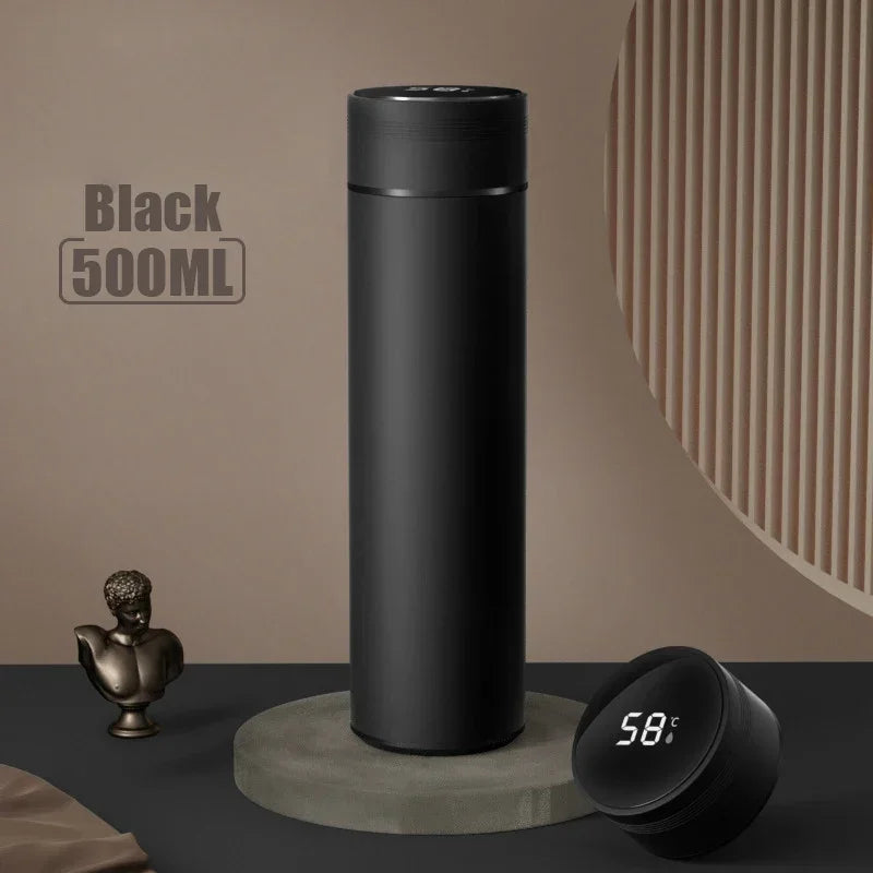 Thermos da 500 ml con display temperatura, acciaio inox, doppia parete, 24 h…