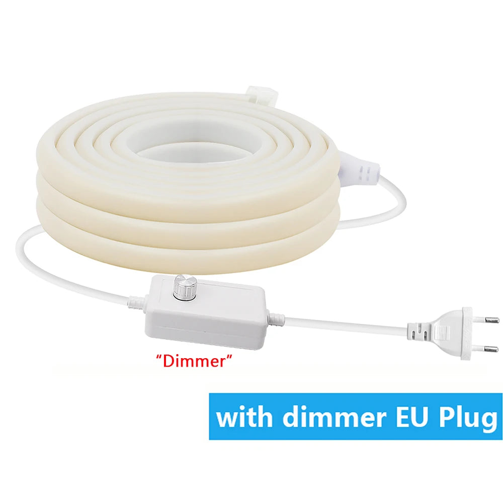 Striscia LED COB dimmerabile 220V, impermeabile, 288 LED/m, 3000‑6500K