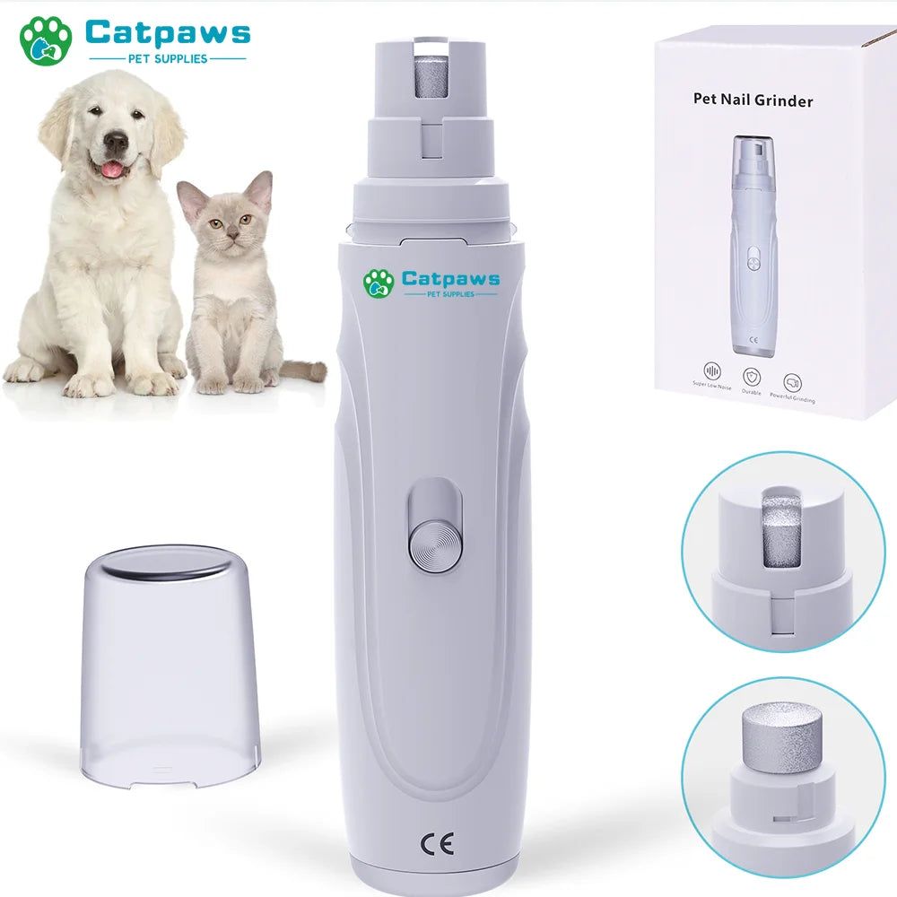 Lima elettrica USB per unghie cani e gatti – Taglio silenzioso e indolore