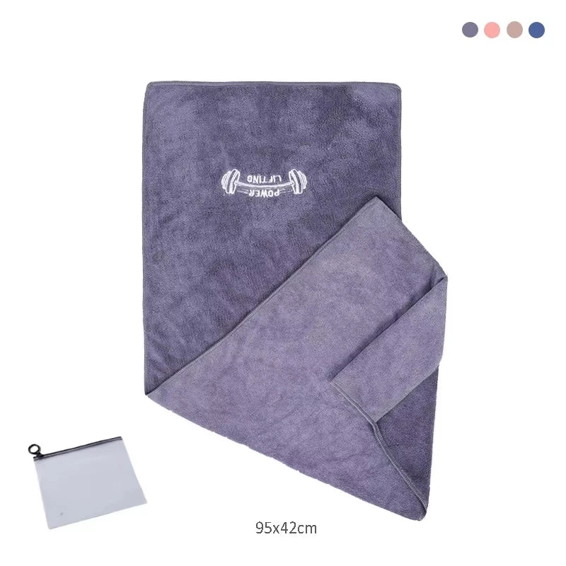 Asciugamano sportivo in microfibra 42×95 cm – rapido asciugatura, antiscivolo,…