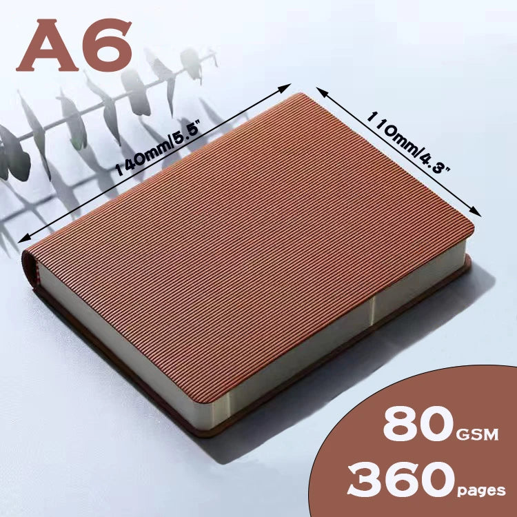 Notebooks A6 360P Lined/Blank Page Diary Planner Journal Notepad Stationery For Office School Supplies Bullet Sketch Agenda 2025