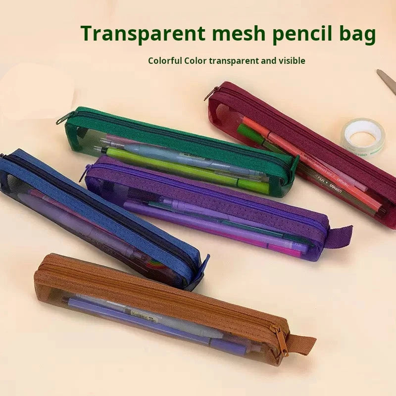 Portapenne organizer scolastico multifunzione zippered