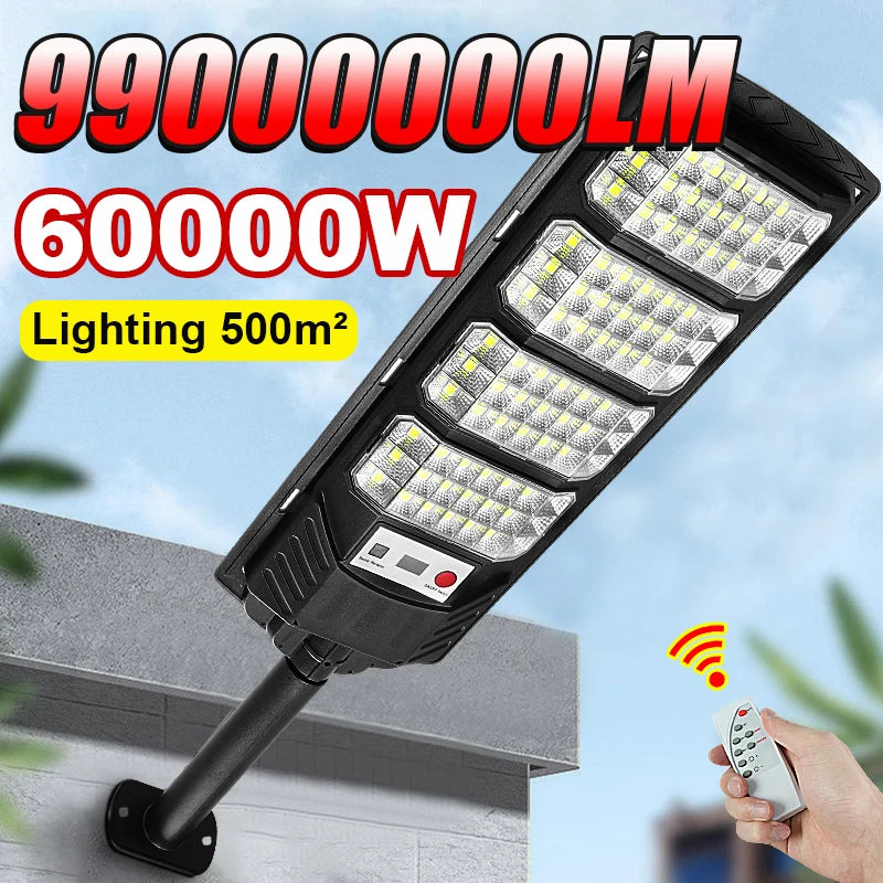 Lampada da Parete Solare LED con Sensore di Movimento, 84 LED, IP67, per…