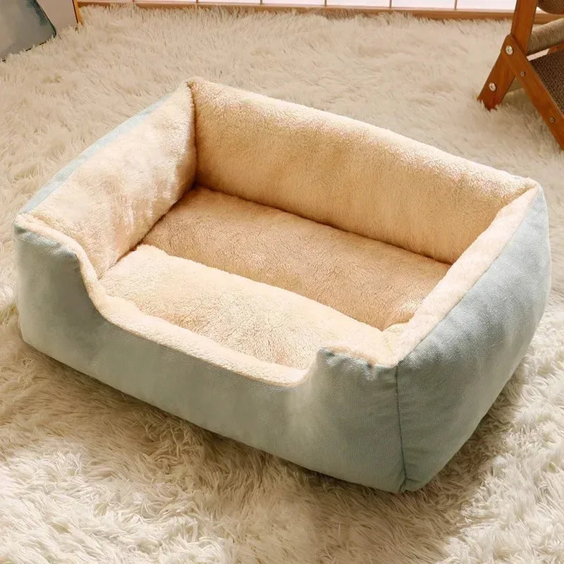 Cuccia in peluche traspirante per gatti e cuccioli – Accessorio invernale