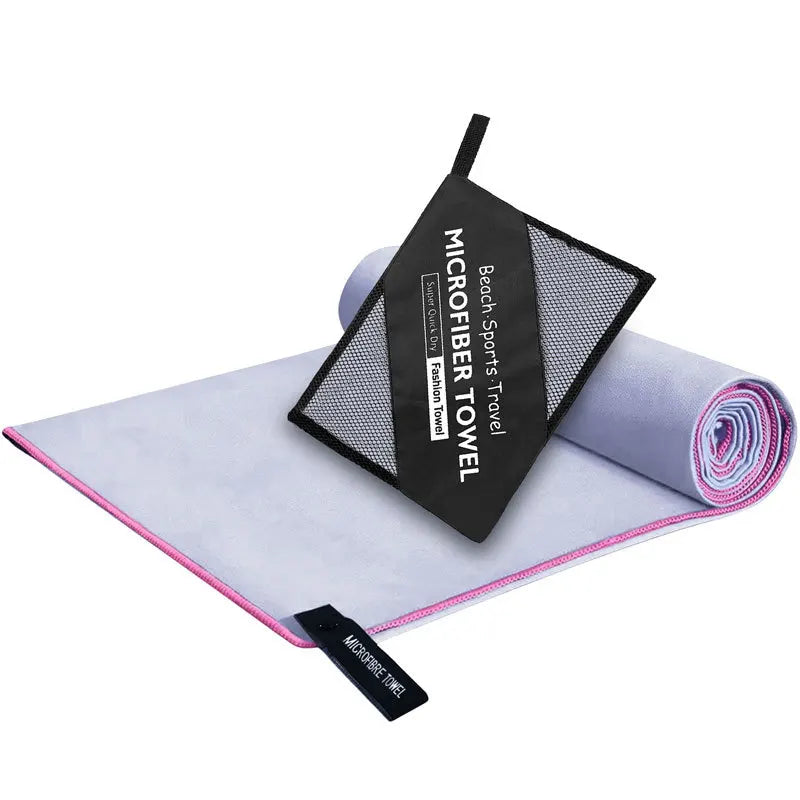 Serviette en microfibre absorbante – 6 tailles pour la salle de sport, la plage et les voyages