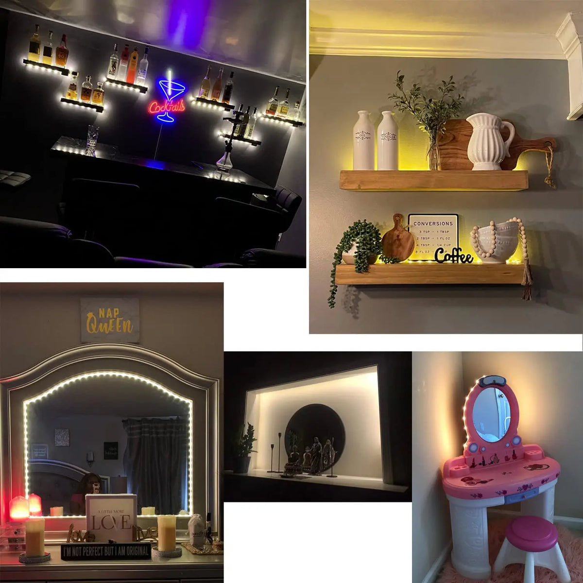 Striscia LED 5V flessibile 60 LED/m, RGB e bianco, impermeabile IP65/IP67, 3 AA
