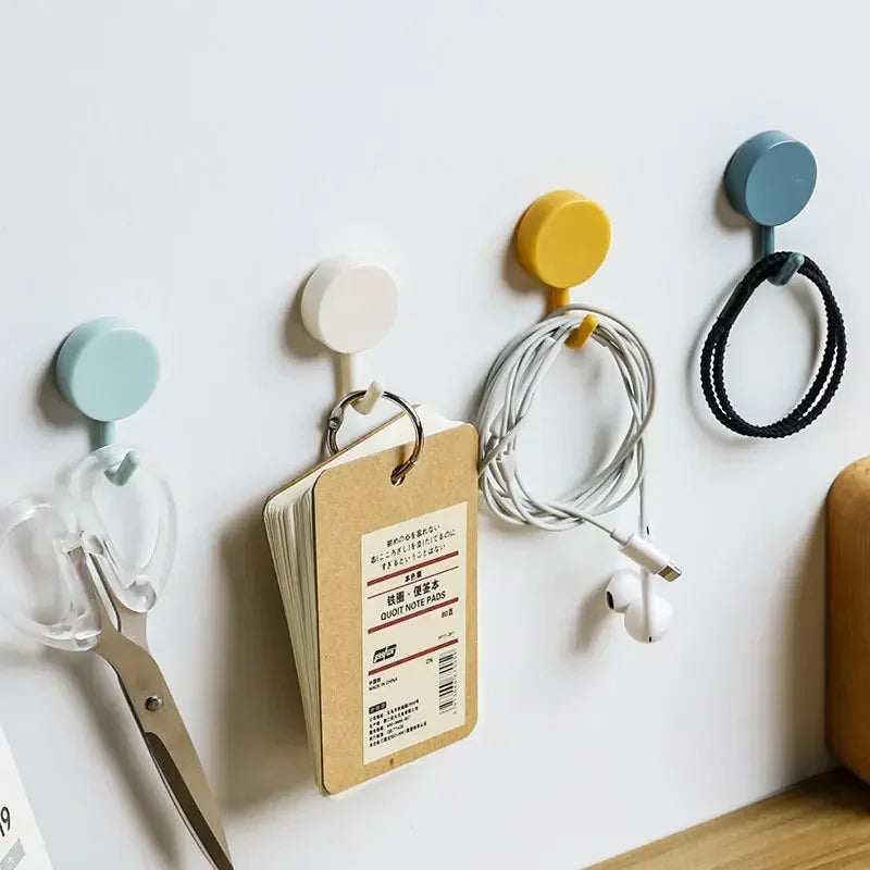 10 Ganci Adesivi per Parete – Forno, Bagno, Cucina, Senza Foratura