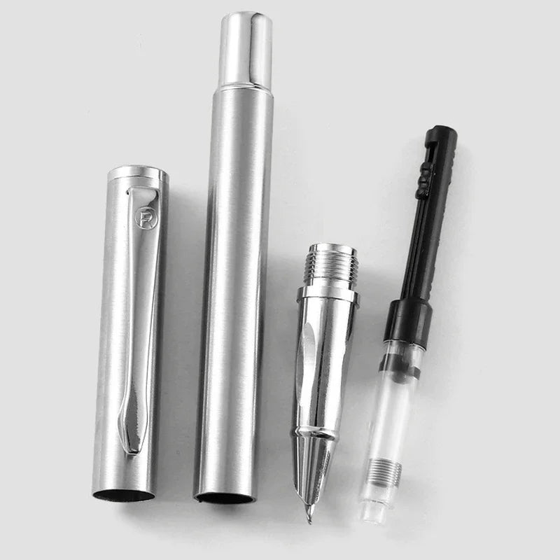 Penna stilografica metallica con punta curva 0.38/0.8/1.3 mm – Lusso per…