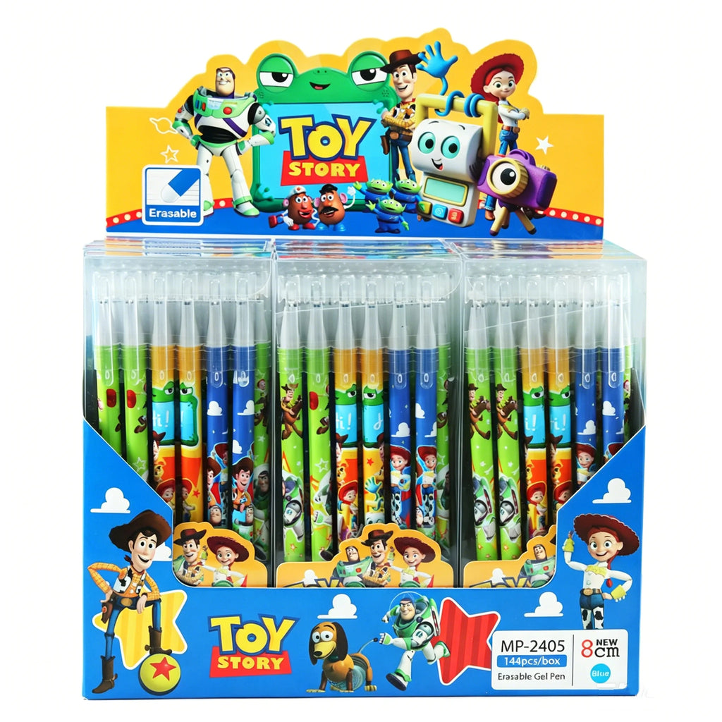 Set di penne gel cancellabili Toy Story blu 0,5 mm – 6 o 24 pezzi