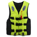 Outdoor Adult Swimming Life Jacket Adjustable Buoyancy Survival Suit Polyester Children Life Vest With Whistle