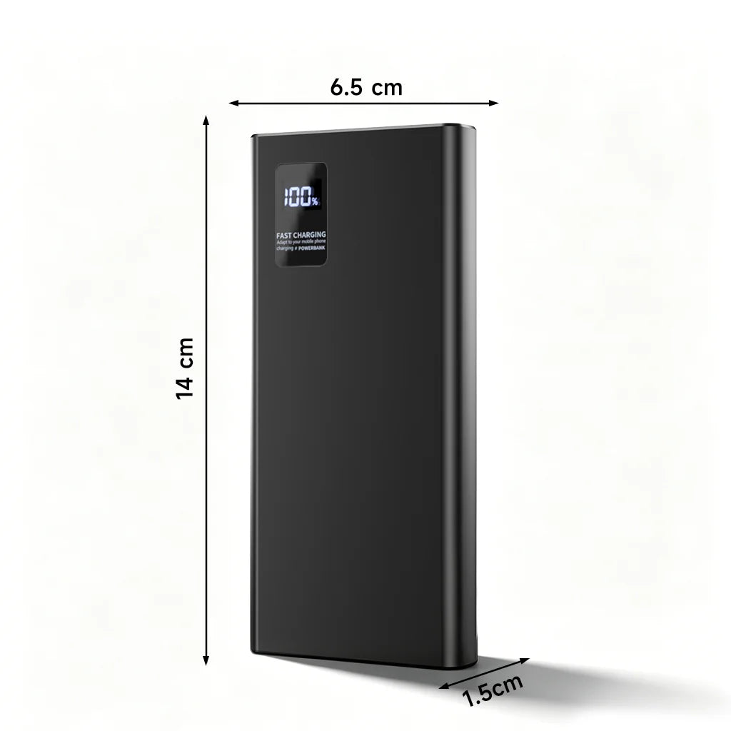 Power Bank 12000 mAh ricarica rapida USB‑C con display digitale – per iPhone 17