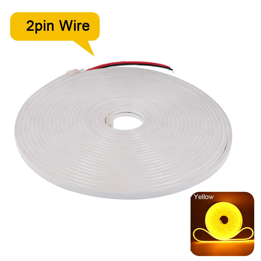 Striscia LED Neon Flexibile 12V/24V Waterproof, 9 Colori, 120 LED/m