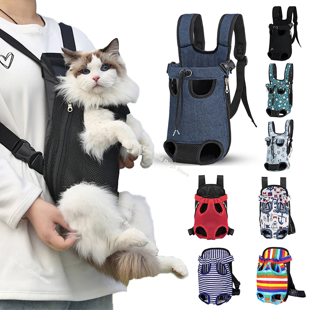 Zaino Esterno per Cani Camuffamento Traspirante, Carrier Viaggio Piccola Taglia