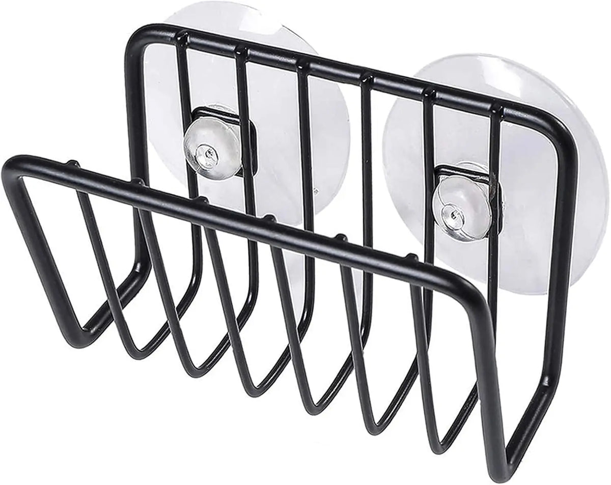 Portasponge in acciaio inox con ventosa per lavello – supporto da parete