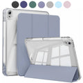 Crystal Clear Case For iPad 5 6 7 8 9 10 11 Air 11 13 inch /Mini 6th 7th gen /Pro 11 12.9 (3rd/4th/5th/6th gen) with pen holder