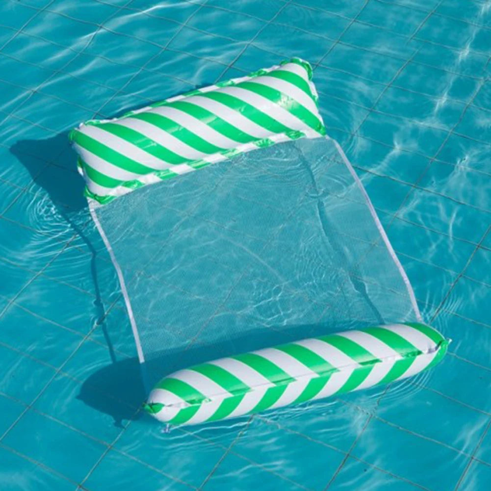 Hamac flottant gonflable, matelas pneumatique, fauteuil de piscine pliable pour fête aquatique