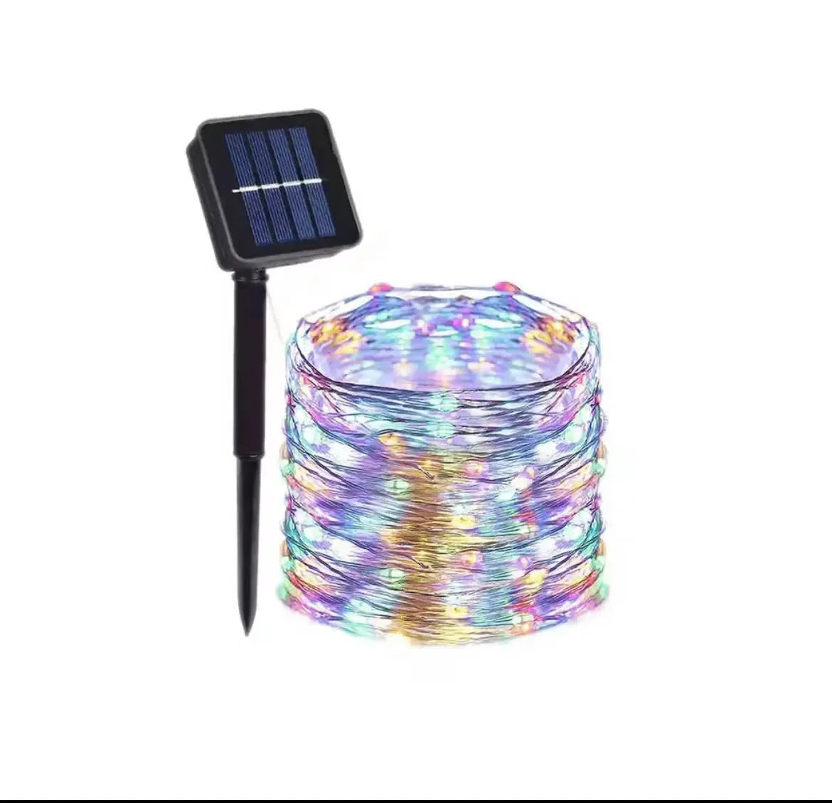 1, 2, 3, 4, 5 Packs Solar LED Fairy Lights – Outdoor Christmas Lights with 8 Modes, Copper Wire, Waterproof, for Garden, Tree, Patio Décor