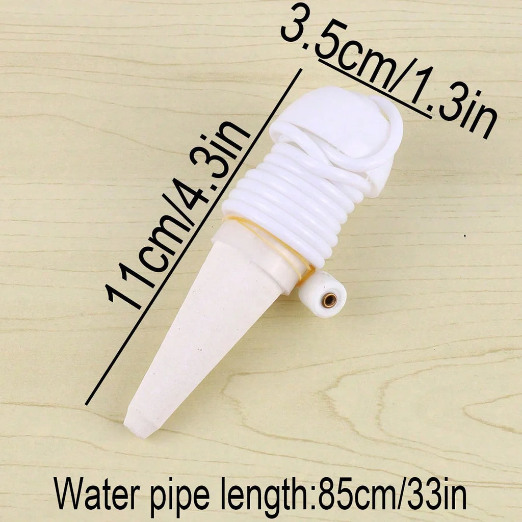 Set da 2 o 4 Irrigatori Automatici in Ceramica per Vasi e Giardino