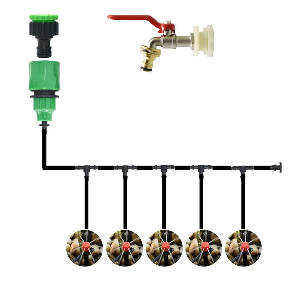 Kit Irrigazione a Goccia 13 cm – Sistema Regolabile per Giardino e Vasi